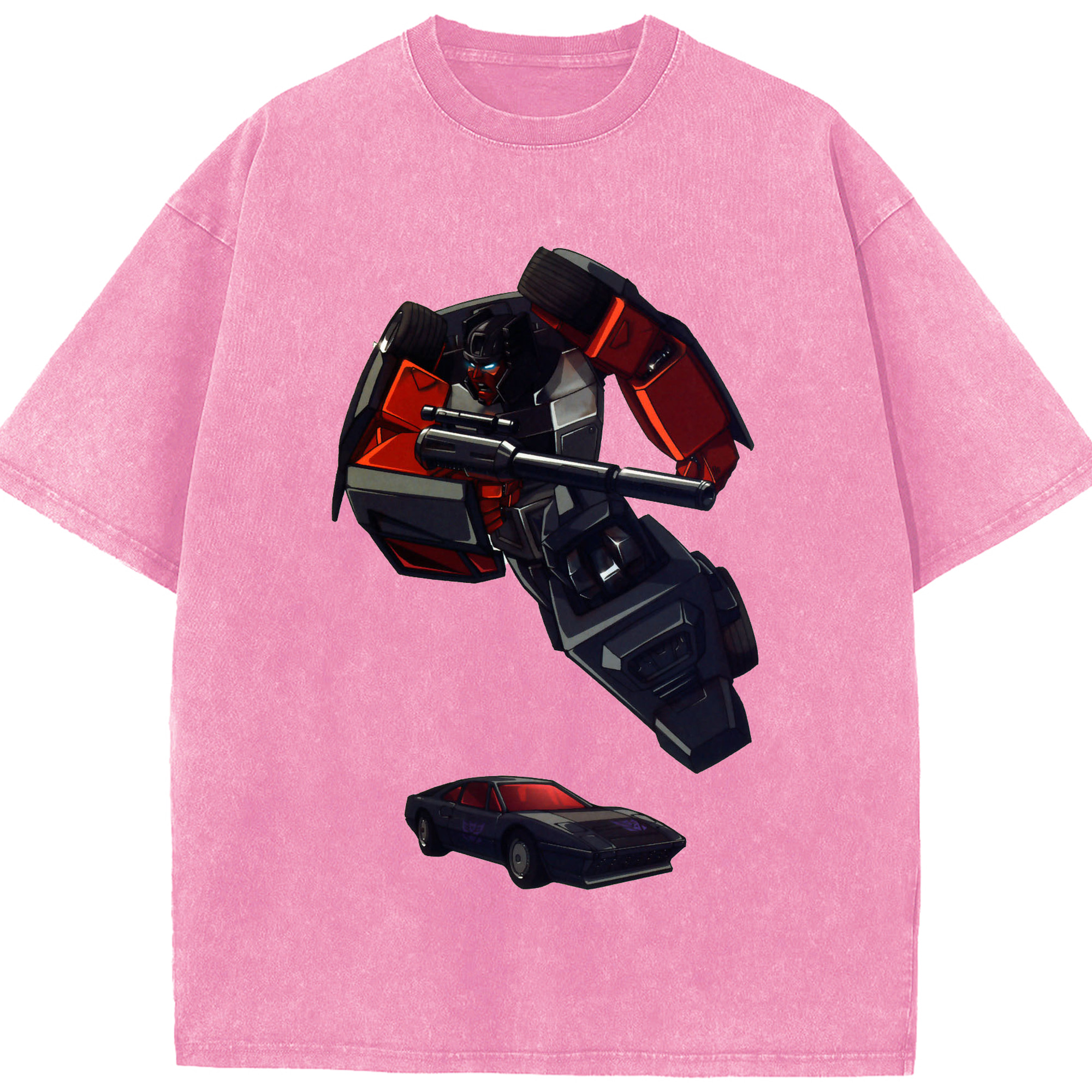 （画像用）  綿100% ヴィンテージ風 半袖Tシャツ（フロントプリント）